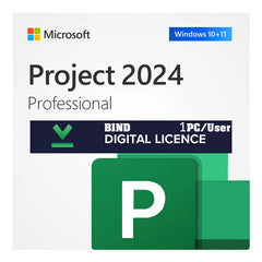 Microsoft Project 2024 Professional Windows Lifetime Product License Key