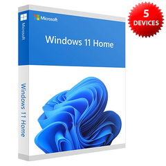 Microsoft Windows 11 Home 64 Bit Lifetime License for 5 PC's