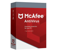 McAfee Antivirus Security 1 Device 1 Year